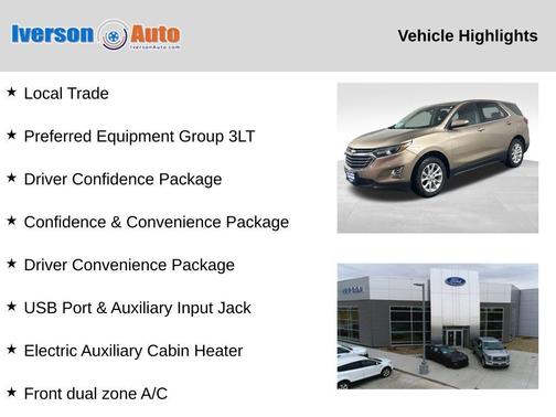 Sandy Ridge Metallic 2018 Chevrolet Equinox 3LT