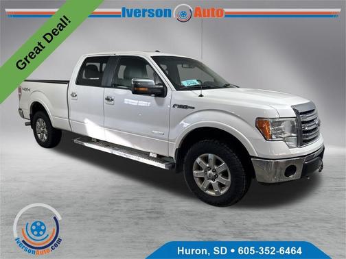 White Platinum Clearcoat Metallic 2013 Ford F-150 Lariat