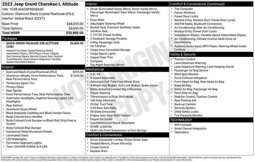2023 Jeep Grand Cherokee L Laredo