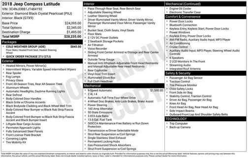 2018 Jeep Compass Latitude