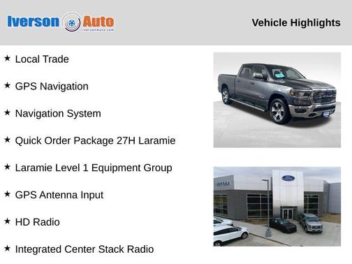 Granite Crystal Clearcoat Metallic 2023 RAM 1500 Laramie