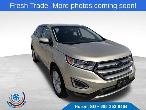 White Gold 2017 Ford Edge SEL