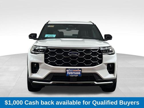 Star White 2026 Ford Explorer Platinum