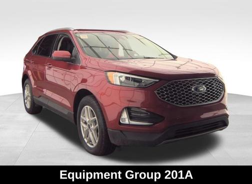 Rapid Red Metallic Tinted Clearcoat 2024 Ford Edge SEL