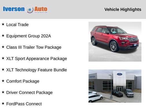 Ruby Red Metallic 2019 Ford Explorer XLT