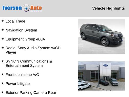 2018 Ford Explorer sport