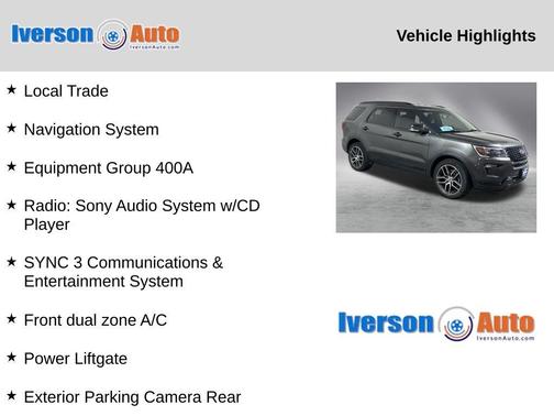 2018 Ford Explorer sport