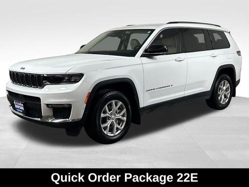 Bright White Clearcoat 2022 Jeep Grand Cherokee L Limited