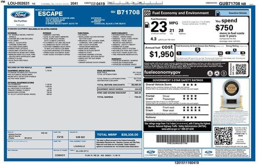 2016 Ford Escape Titanium
