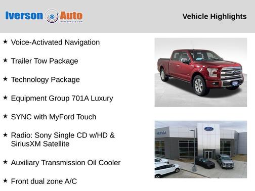 2015 Ford F-150 Platinum