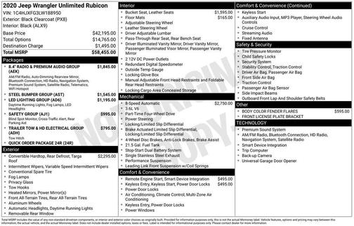 2020 Jeep Wrangler Unlimited Rubicon