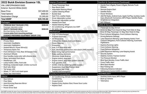 2022 Buick Envision Essence