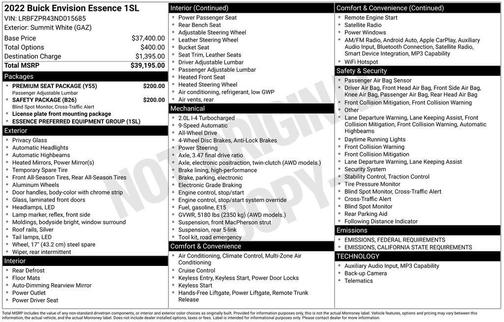 2022 Buick Envision Essence