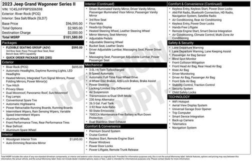 2023 Jeep Grand Wagoneer Series II
