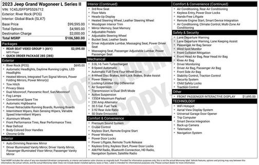 2023 Jeep Grand Wagoneer L Series II