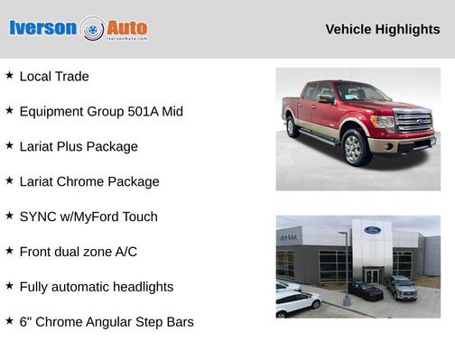 Ruby Red Metallic Tinted Clearcoat 2013 Ford F-150 Lariat