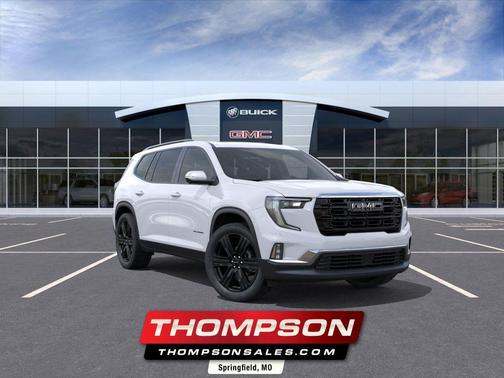 Glacier White Tricoat 2026 GMC Acadia Elevation