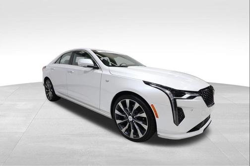 Crystal White Tricoat 2024 Cadillac CT4 Premium Luxury