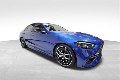 Blue 2023 Mercedes-Benz C-Class C 300 4MATIC