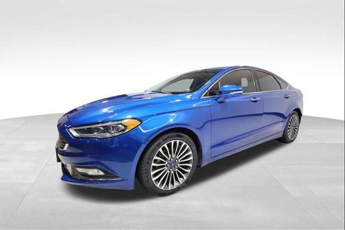 Lightning Blue 2017 Ford Fusion Titanium