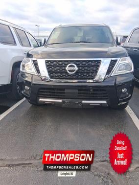 Super Black 2020 Nissan Armada Platinum