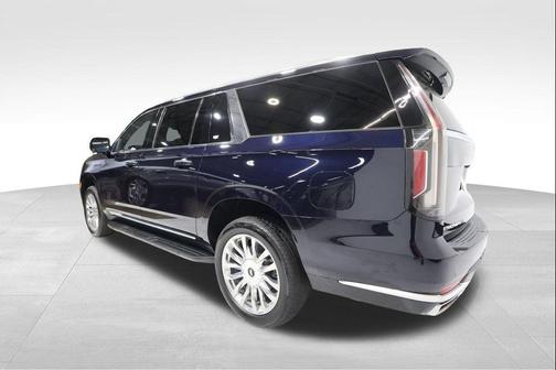 Dark Moon Blue Metallic 2021 Cadillac Escalade ESV Premium Luxury