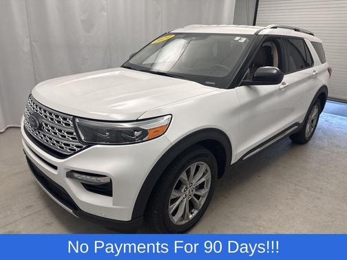 Oxford White 2024 Ford Explorer Limited
