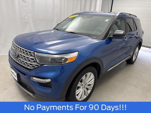 Atlas Blue Metallic 2020 Ford Explorer Limited