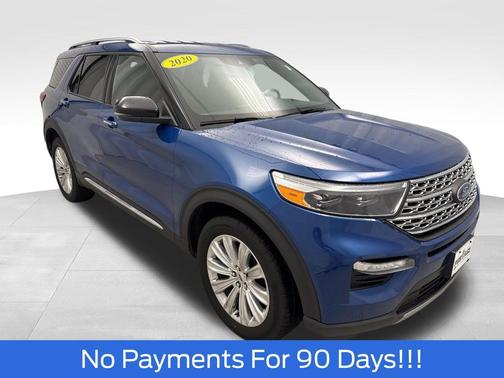 Atlas Blue Metallic 2020 Ford Explorer Limited