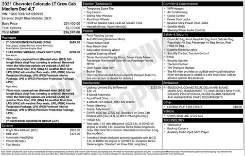 2021 Chevrolet Colorado LT