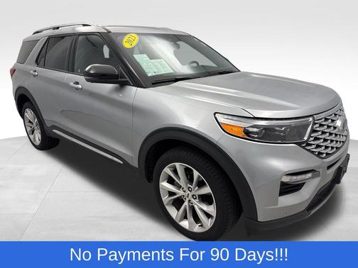 Iconic Silver Metallic 2023 Ford Explorer Platinum
