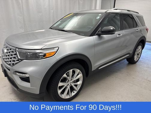 Iconic Silver Metallic 2023 Ford Explorer Platinum