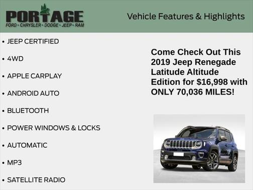 2019 Jeep Renegade Latitude