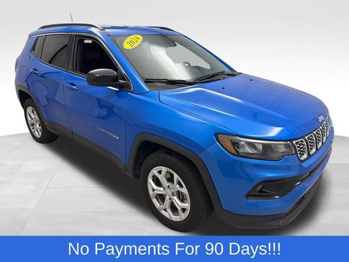 Hydro Blue Pearlcoat 2024 Jeep Compass Latitude
