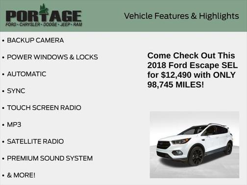 2018 Ford Escape SEL