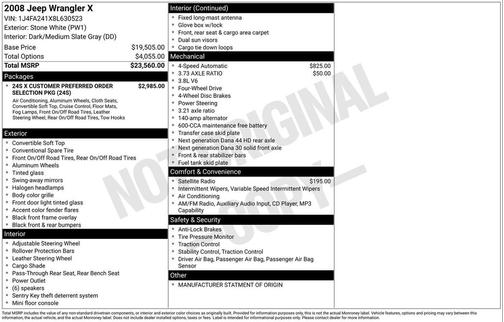 2008 Jeep Wrangler X