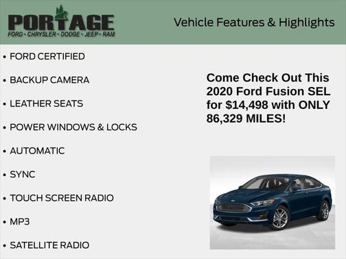 2020 Ford Fusion SEL