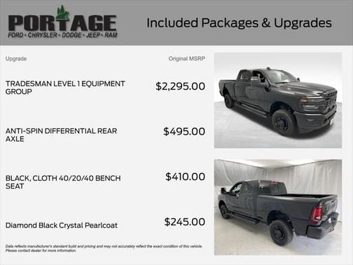 2025 RAM 2500 Tradesman Crew Cab 4x4 6'4' Box