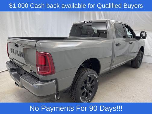 Black Clearcoat 2026 RAM 2500 Big Horn Crew Cab 4x4 6'4' Box