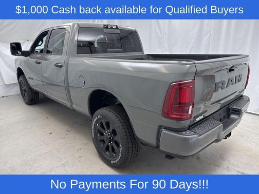 Black Clearcoat 2026 RAM 2500 Big Horn Crew Cab 4x4 6'4' Box