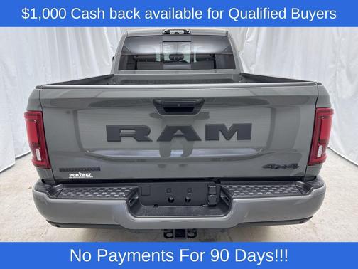 Black Clearcoat 2026 RAM 2500 Big Horn Crew Cab 4x4 6'4' Box