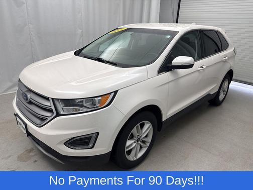 White Platinum 2017 Ford Edge SEL