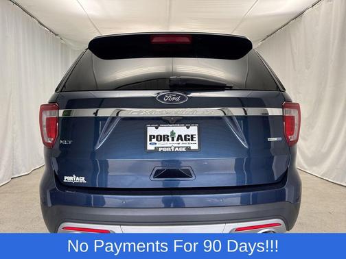 White Platinum Metallic Tri-Coat 2016 Ford Explorer XLT
