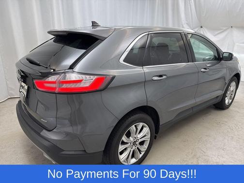 Gray Metallic 2024 Ford Edge Titanium