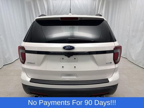 White Platinum 2019 Ford Explorer Sport
