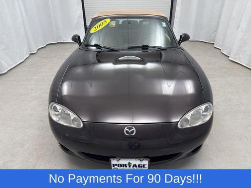 Black Cherry Mica 2005 Mazda MX-5 Miata LS