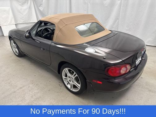 Black Cherry Mica 2005 Mazda MX-5 Miata LS