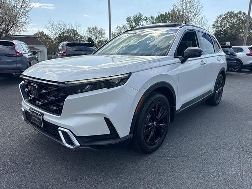 Platinum White Pearl 2026 Honda CR-V Hybrid Sport Touring