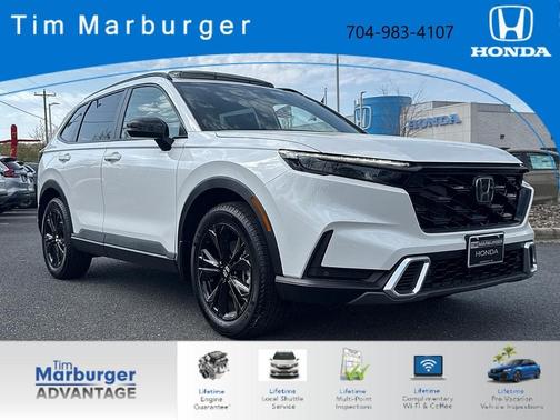 Platinum White Pearl 2026 Honda CR-V Hybrid Sport Touring