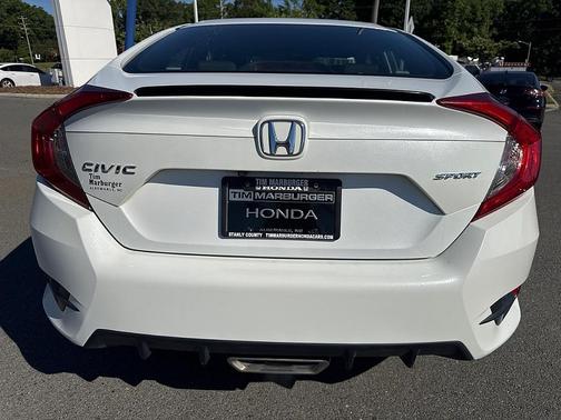 Platinum White Pearl 2020 Honda Civic Sport